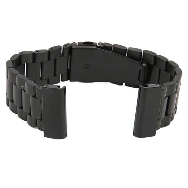 Rustfrit stål urrem justerbar udskiftningsurrem med 2 tryklåse 26 mm til Fenix 7X 6X 5X sort