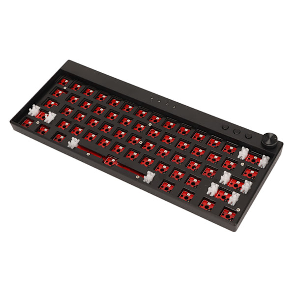 61-tangenters mekaniskt tangentbord DIY-kit RGB-bakgrundsbelysning Switch Hot Swap Custom mekaniskt spelande tangentbordskit Svart