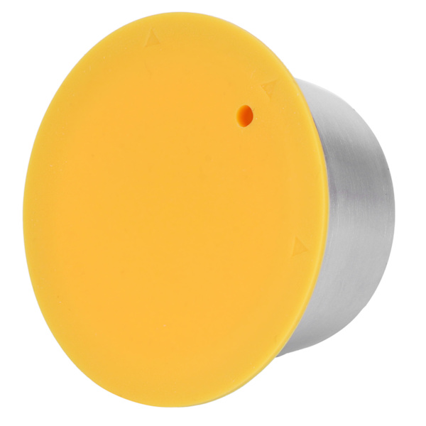 Kahvikapseli ruostumattomasta teräksestä uudelleen käytettävä uudelleentäytettävä suodatinkuppi Dolce Gusto -kahvinkeittimelle keltainen