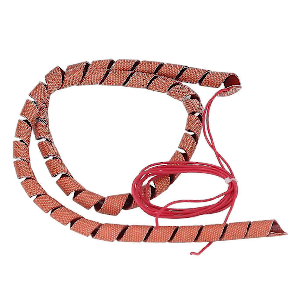 Spiral Silikon Varmetape Rørvarme Varmekabel Wrap for Frostbeskyttelse 220V 70W 10mm (0.39in) Ytre Diameter