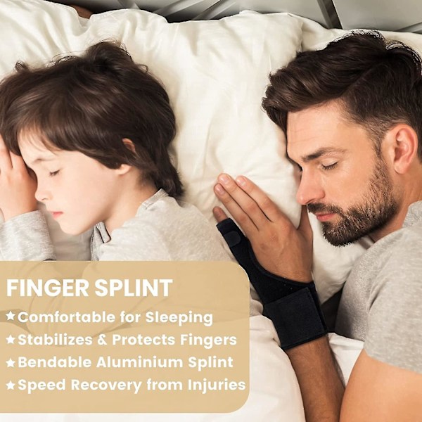 Finger Smertelindring Splint for Trigger Finger og Broken Pinky Finger