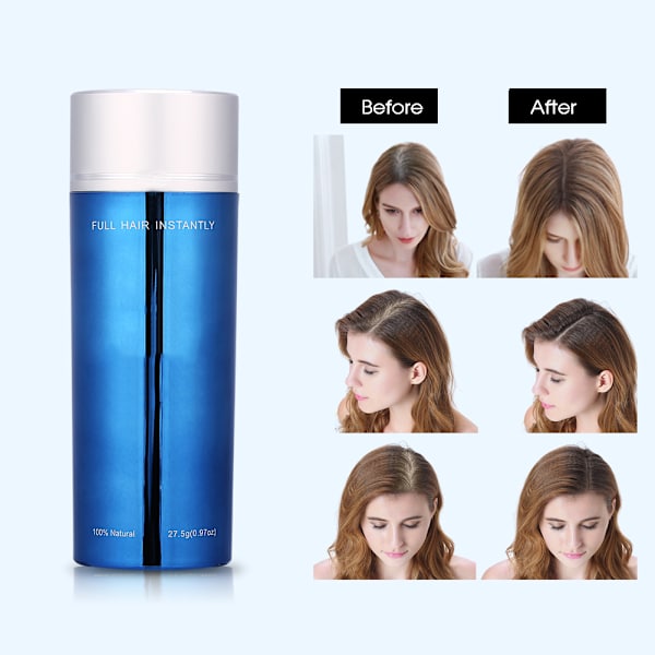 Hiukset Rakennuskuitu Hiusten sakeuttaja Hiustenlähtö Solution Concealer Hiukset täyteläisempi Tiheämpi Power Black