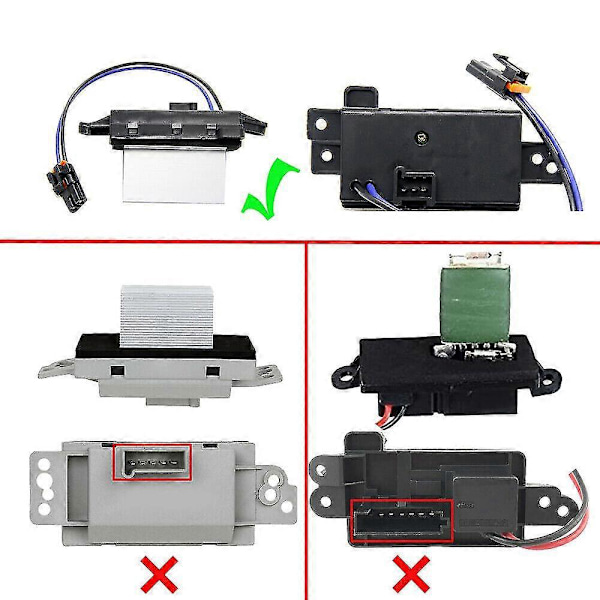 03-06 kompatibel HVAC AC Blæsermotor Modstand Kontrolmodul 4P1516, 15-80567-B13