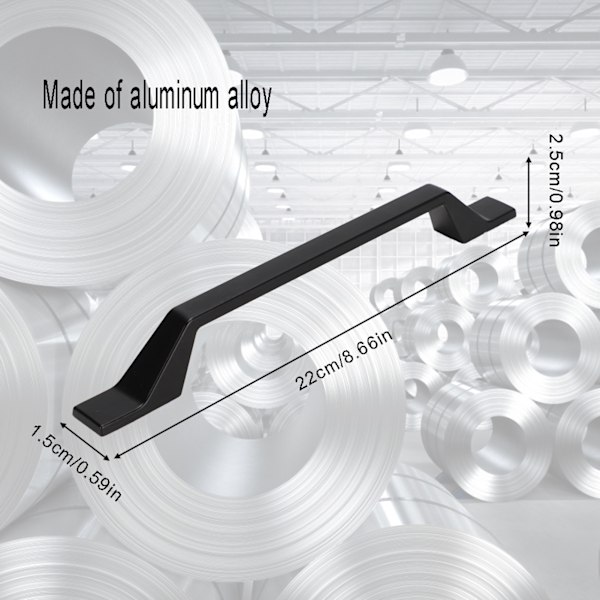 Åpen chassisplattformhåndtak i aluminiumlegering for datamaskinens hovedkort Chasis Shell-del