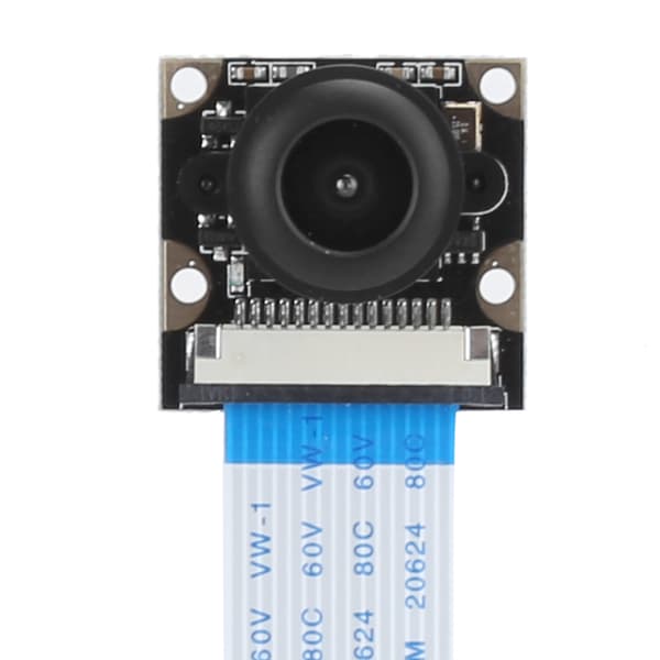 1080P 5MP Mini Night Vision Kamera 130° Fiskeøje til Raspberry Pi 4b 3b 2B Kameramodul