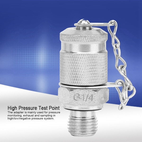 G1/4-M16x2 slangetilpasningsadapter Hydraulisk test Højtryksmålepunktkobling