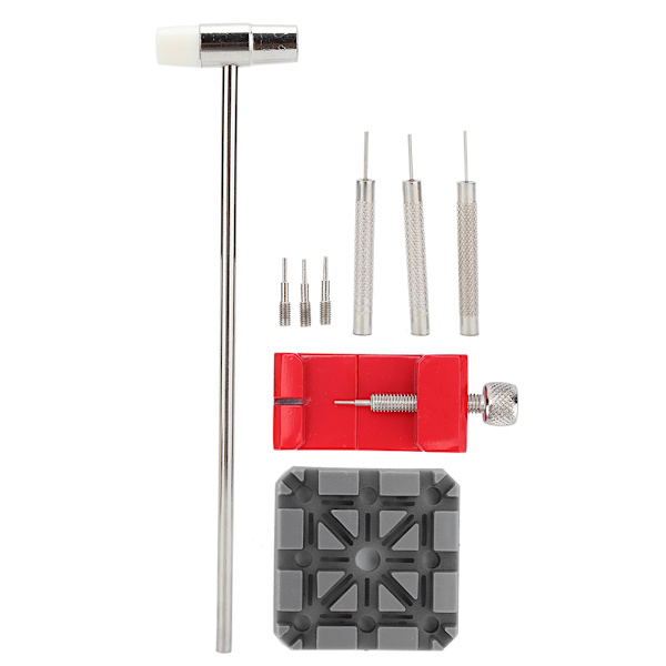 9st Klockremsborttagare Hammer Watch Link Pin Tillbehör Watch Reparationsverktyg