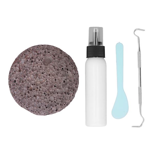 Plocka sten kit latex stoppning platt rund sten DIY avkopplande lindring plocka sten leksak för vuxna tonåringar barn vit latex