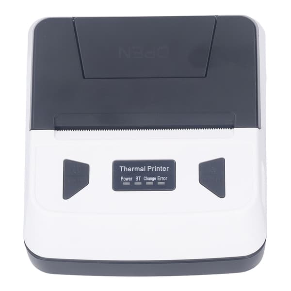 Termisk printer Bluetooth bærbar mini kvitteringsbillet regning POS-udskrivningsmaskine hvid 80 mm til WindowsXP