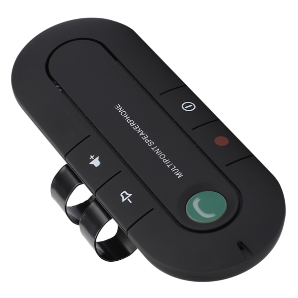 Bluetooth Sun Visor Trådlös bilhandsfree samtalsmusik högtalarsats med billaddare