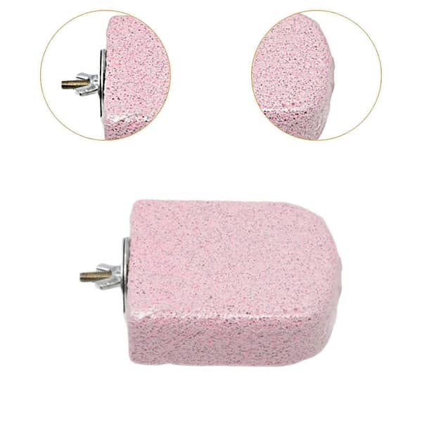 Parrot Teeth Mouth Molar Paw Grinding Sticks Cage Accessories Jumping Climbing Pink