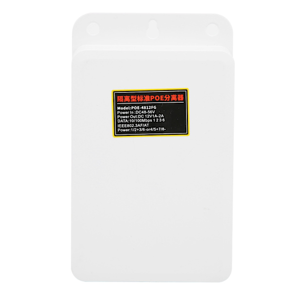 POE Injector Splitter 48V till 12V power för IP CCTV-kameraövervakning