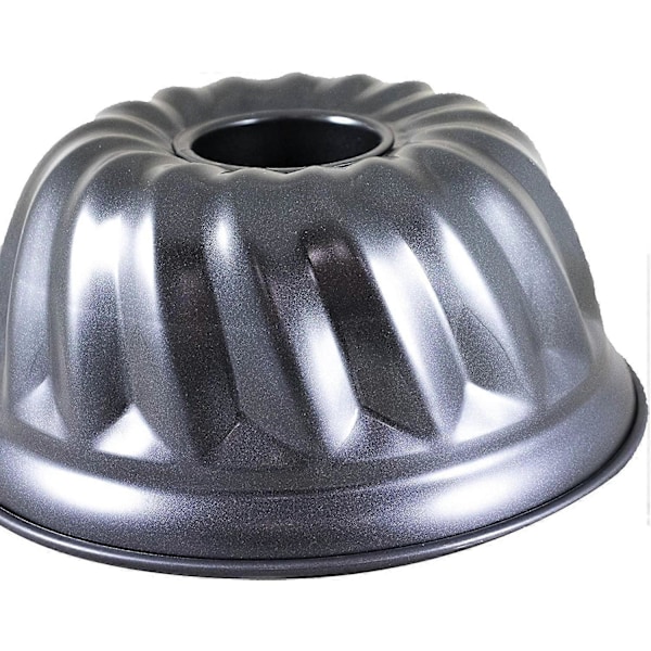 Pumpa Kakform 24 cm, Rostfritt Stål, Metallic Svart, 24x 24 x 6.5