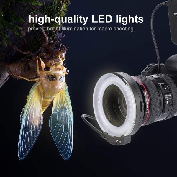Universal LED-ringblixt - Portable Photo Fill Light Kit