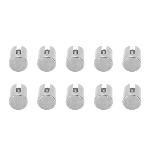 10 stk. krydskabelklemmer 316 rustfrit stål gelænder wire reb clips vægsystem tilbehør 5mm