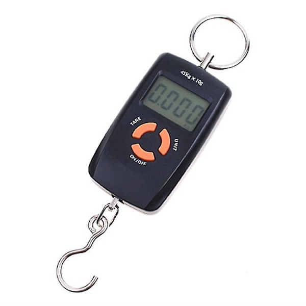 Mini-tasku LCD digitaalinen riippuva vaakakokoelma matkatavaralle, kalastukselle ja muuhun - 45 kg kapasiteetti