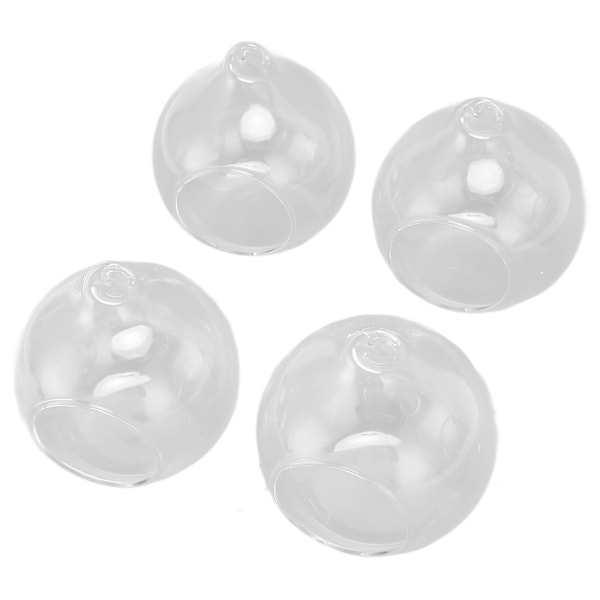 4st mini glasvas med rep DIY-hantverk Tjocka okrossbara klara vaser för dekoration av bröllopsbakgrunder