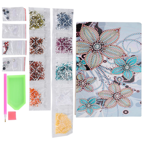 5D DIY Diamantmaleri Kits Runde Strassbohrer Maling Hjemmevægdekorationer