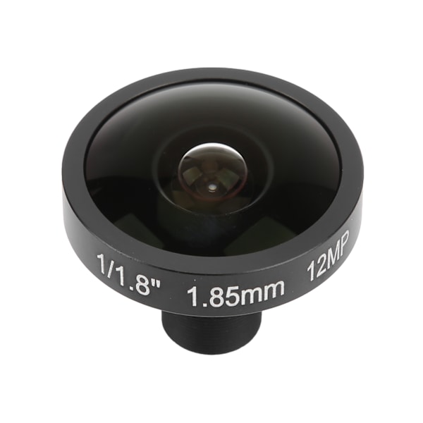 1,85 mm kamera Fisheye-objektiv 12 MP HD vidvinkel M12-gränssnitt Universal för de flesta kameror