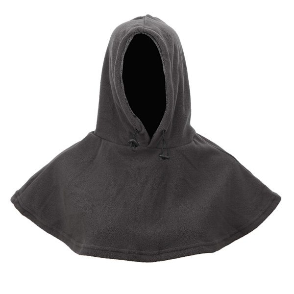 Cykelhuva Balaclava Sjal Mössa Utomhus Ridning Tjock Håll Varm Kalltålig Fleece(grå )