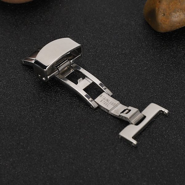 Rostfritt stål, slitstarkt klockband Spänne , watch , utbytestillbehör (18MM)
