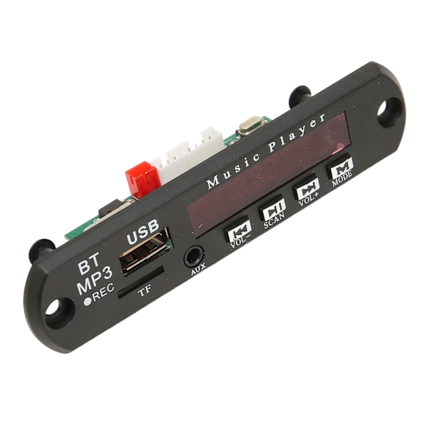 Bluetooth 5.0 lyddekoderkortmodul Stabil DC12V Strømavbrudd Minnetap Tapsfri dekoderkortmodul for biler Minnekort
