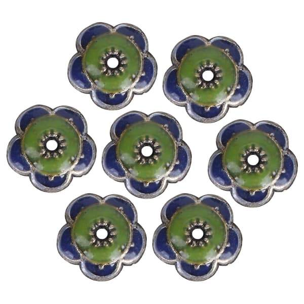 20 stk. armbåndsperler, blomstertorusform, håndlavede smykker, halskæde, gør-det-selv-tilbehør