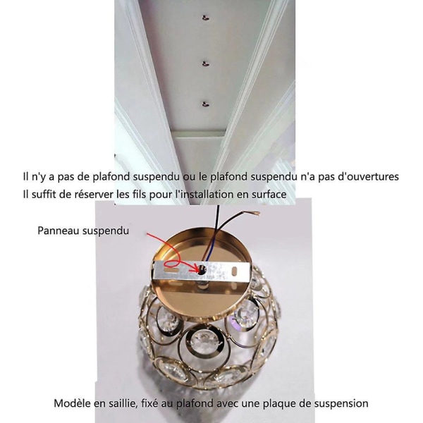 Moderne minimalistisk LED krystall taklampe, elegant taklampe, unik individualitet