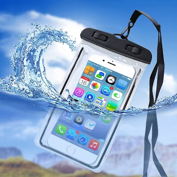 Universal Vattentät Telefonväska för iPhone 11 Pro XS XR 7 8 Plus Samsung S9 S8 IPX8 Under Vatten Simning Dykning Väska