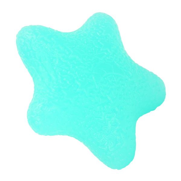 Elastiskt handgrepp Bolla Stjärnform Fingermassage Handledsträning Stress relief Squeeze BallGreen