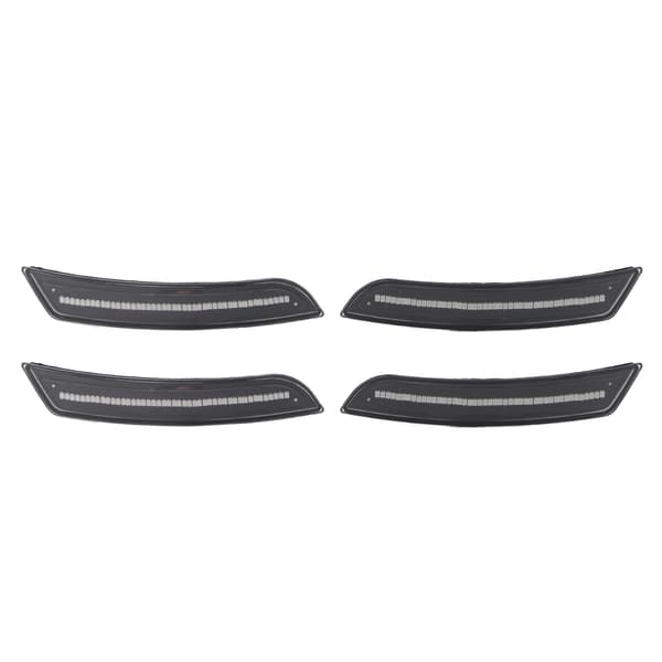 4 stk. LED-sidemarkeringslys, forreste og bageste, plug and play-erstatning til Chevrolet Camaro 2016-2020