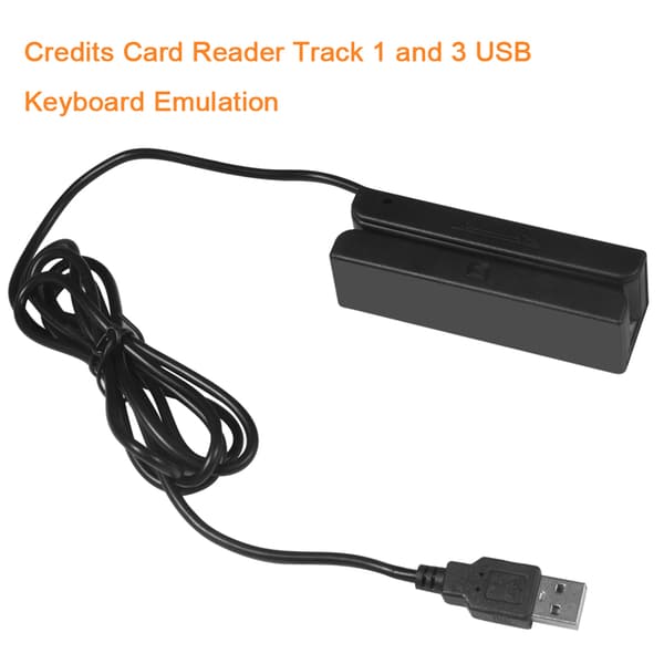 MSR580 USB Magnetremskortläsare 3 Spår Mini Mag HiCo Swiper