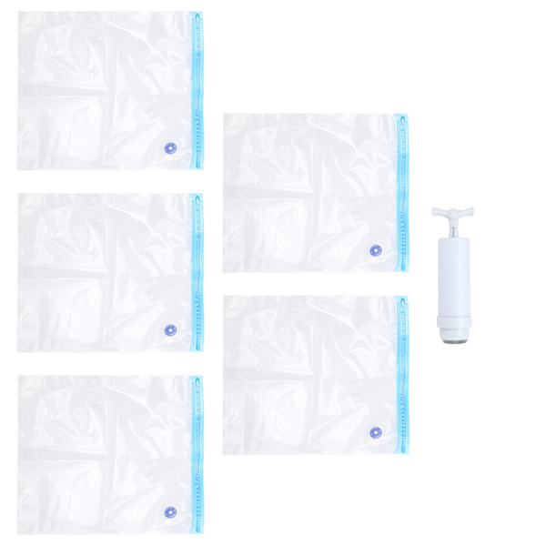 5 stk. filament opbevaringspose 3D printerdele plastik forseglet beskyttelsespose med sugepumpe