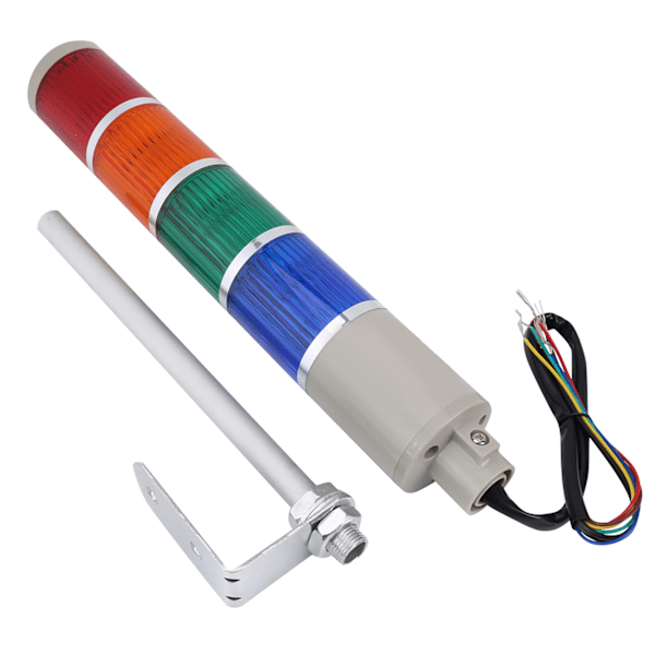 Stablet lampe rød grønn gul blå blinkende advarsel industriell signallys indikator 110V