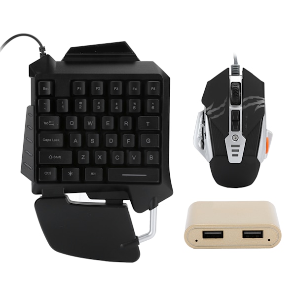 3 stk. perifer utstyrt kablet tastatur mus konverter utstyr USB universal for Android, for IOS