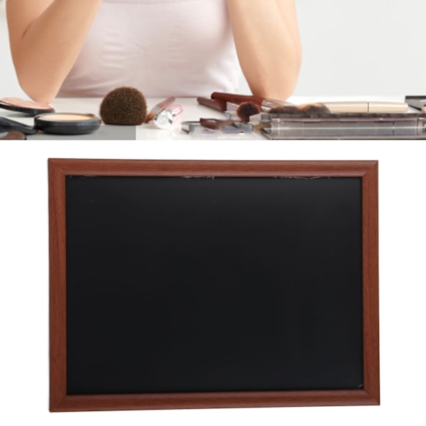 Kosmetisk sminkorganisationsbräda Multifunktionell magnetisk svart tavla förvaringsdisplayställ för hem sovrum 30x40cm/11.81x15.74in