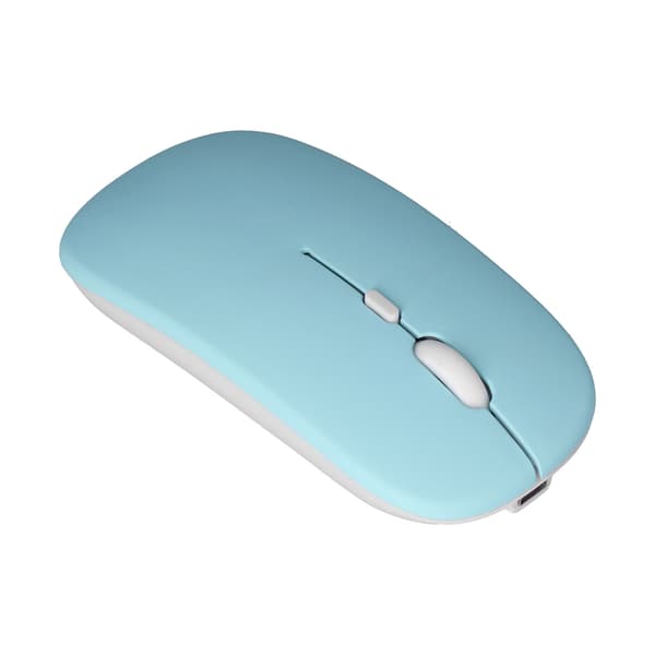 Trådløs mus genopladelig DualMode 2.4G ergonomisk lydløs optisk computertilbehør (grøn)