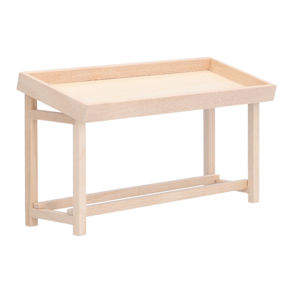 Dukkehus Hylle Display Racks 1:12 Miniatyr Tre Stativ Hylle for Dukkehus DIY OrnamentFrukt og Grønnsaksstativ2