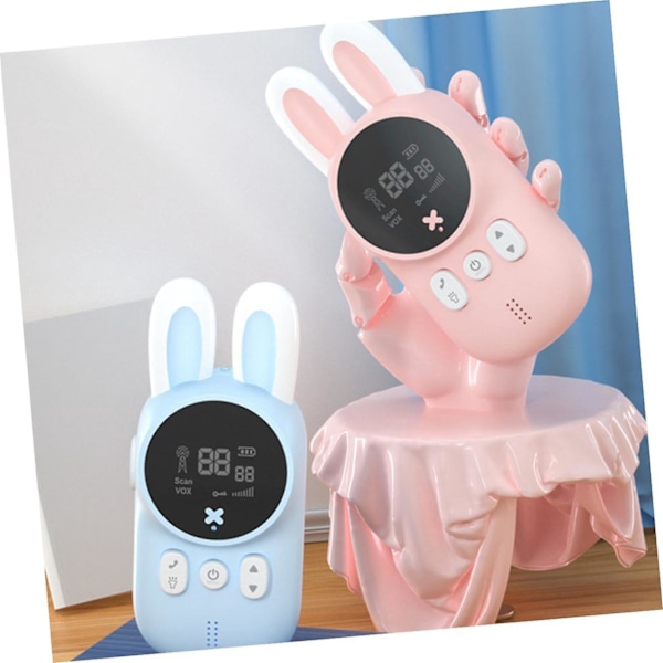 Kanin Walkie-talkie Set för Barn - Mini Leksak för Utomhuslek, Camping och Äventyr