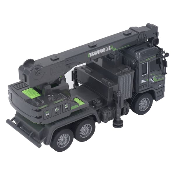 1:32 RC kran hög simulering rörlig led fjärrkontroll kranmodell med ljus flickor pojkar present