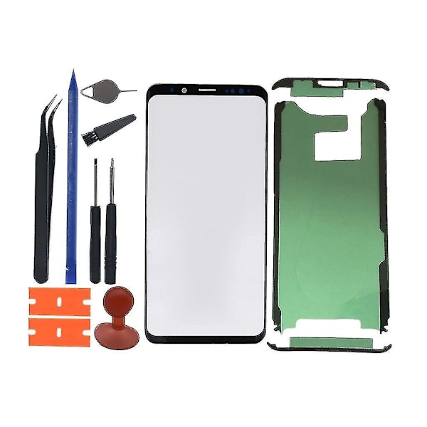 kompatibel S9/s9 Plus Front Ydre Glas Skærm Linse Udskiftning - D S9