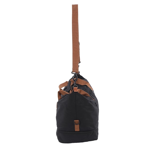 Reise Duffel Bag Tørr Våt Separat Sports Gym Bag Skulder Weekender Overnatting Bag Stor Kapasitet for Menn Kvinner Svart