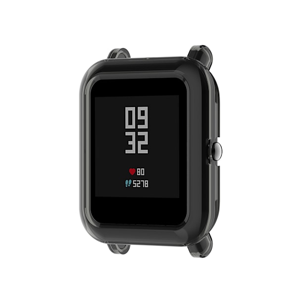 Smart Watch Clear TUP skyddande fodral kompatibel med AMAZFIT Bip S Bip 1S för Amazfit bip Lite 1S för Amazfit A1608