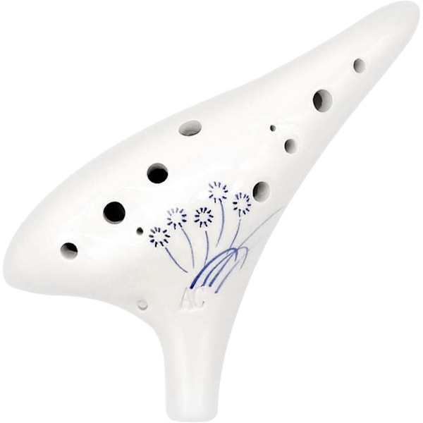 2025 Ny Ocarina 12 Hull Alto C Keramisk Ocarina Ocarinaer Perfekt Instrument for Nybegynnere, Profesjonelle