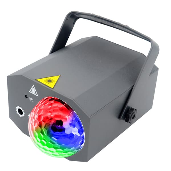 LED-scenelys Fargerik lysprojeksjonsballlys med fjernkontroll for bursdagsfester US Plug 10W