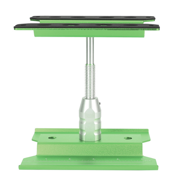 Rotationsreparationsstations-samleplatform-arbejdsstander til 1/8 1/10 RC-modelbil (grøn)