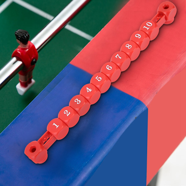 2 stk Blå Rød Mini Multifunktion Bordfodbold Bordfodbold Spil Billardscoringsenhed Resultattavle