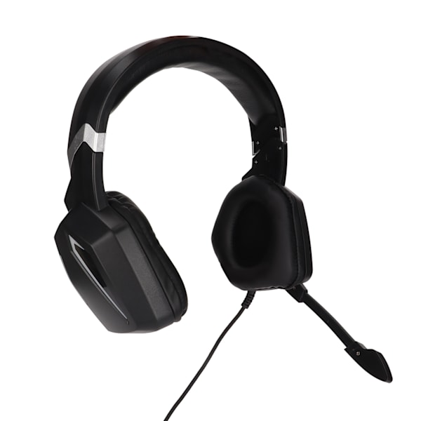 Spelhörlurar RGB 3,5 mm USB Stereo Gaming Over Ear Headset med volymkontroll för PC för Xbox One för PS4