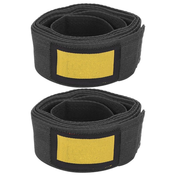 1 par boksebandager bandage bomuld Muay Thai kunst elastiske håndbind til mænd kvinder sort