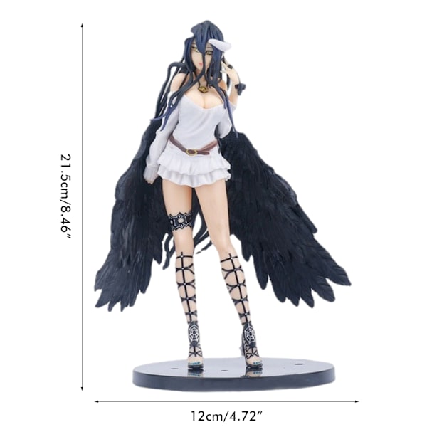 21,5 cm anime-hahmojen koriste, sarjakuva PVC-nukkepatsaan malli koriste pöytä- ja hyllykoristeisiin